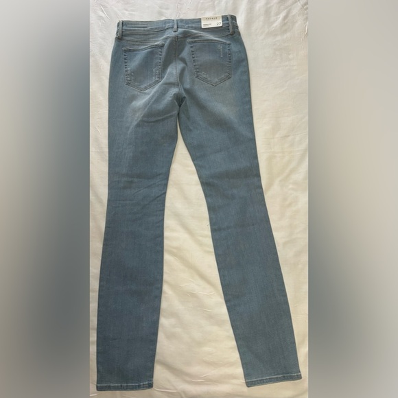 PacSun Light Blue Distressed Skinny Jeans Size 6 NWT - Picture 6 of 16